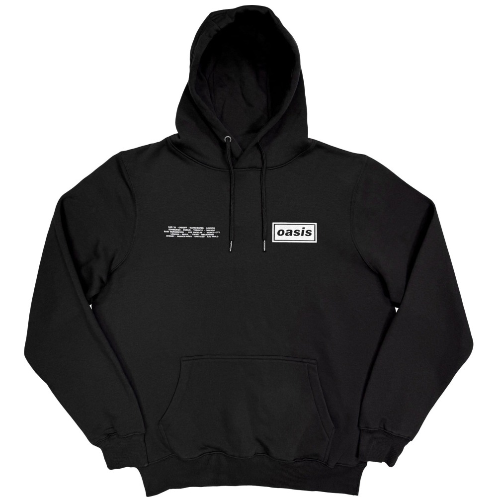 Oasis - Global Cities Logo Hoodie - Black